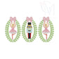 Nutcracker Suite Boxwood Wreath Machine Embroidery Design