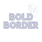 Bold Border Block Sketch Font Embroidery Design