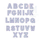 Bold Border Block Sketch Font Embroidery Design