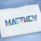 Nativity Font Embroidery Design