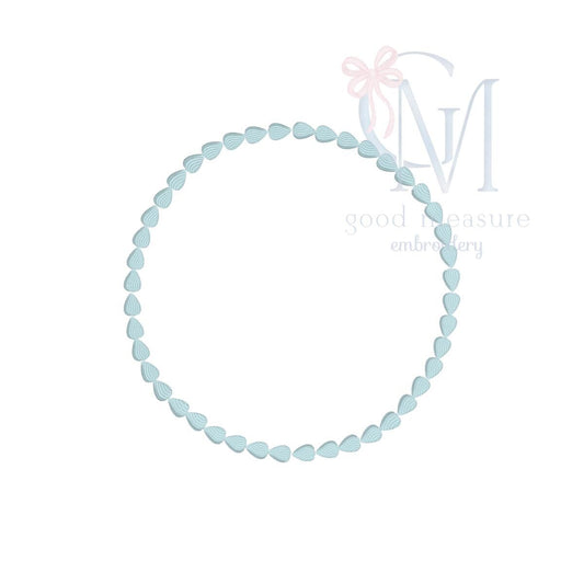 Heirloom Teardrop Monogram Frame Embroidery Design