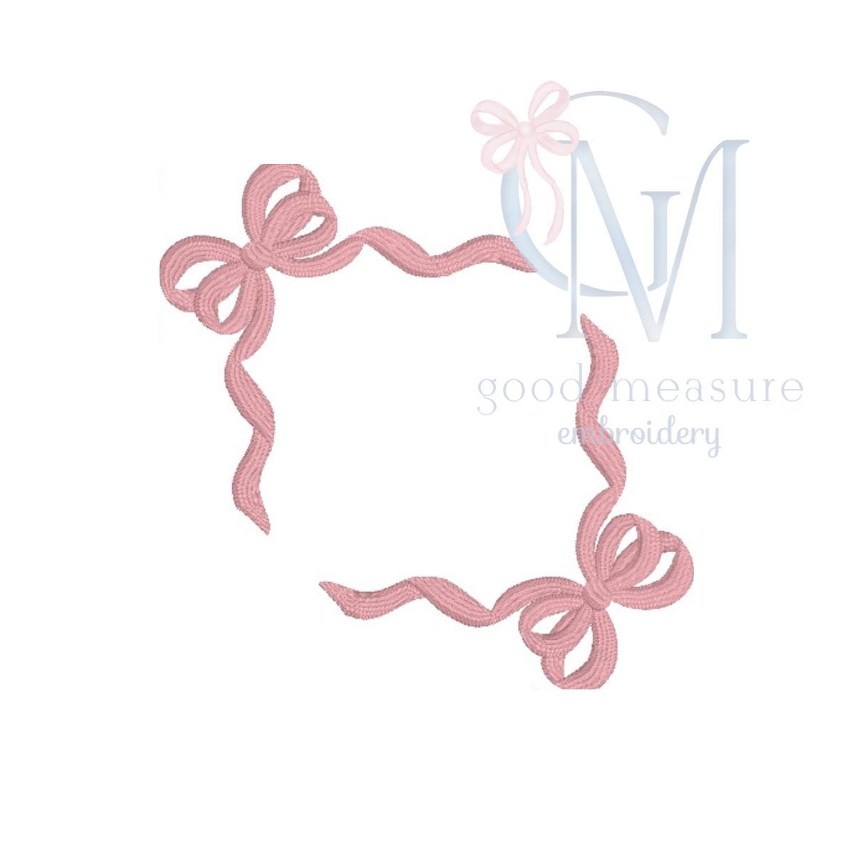 Heirloom Side Bow Frame Embroidery Design