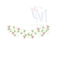 Dainty Heirloom Spray Name Frame Embroidery Design