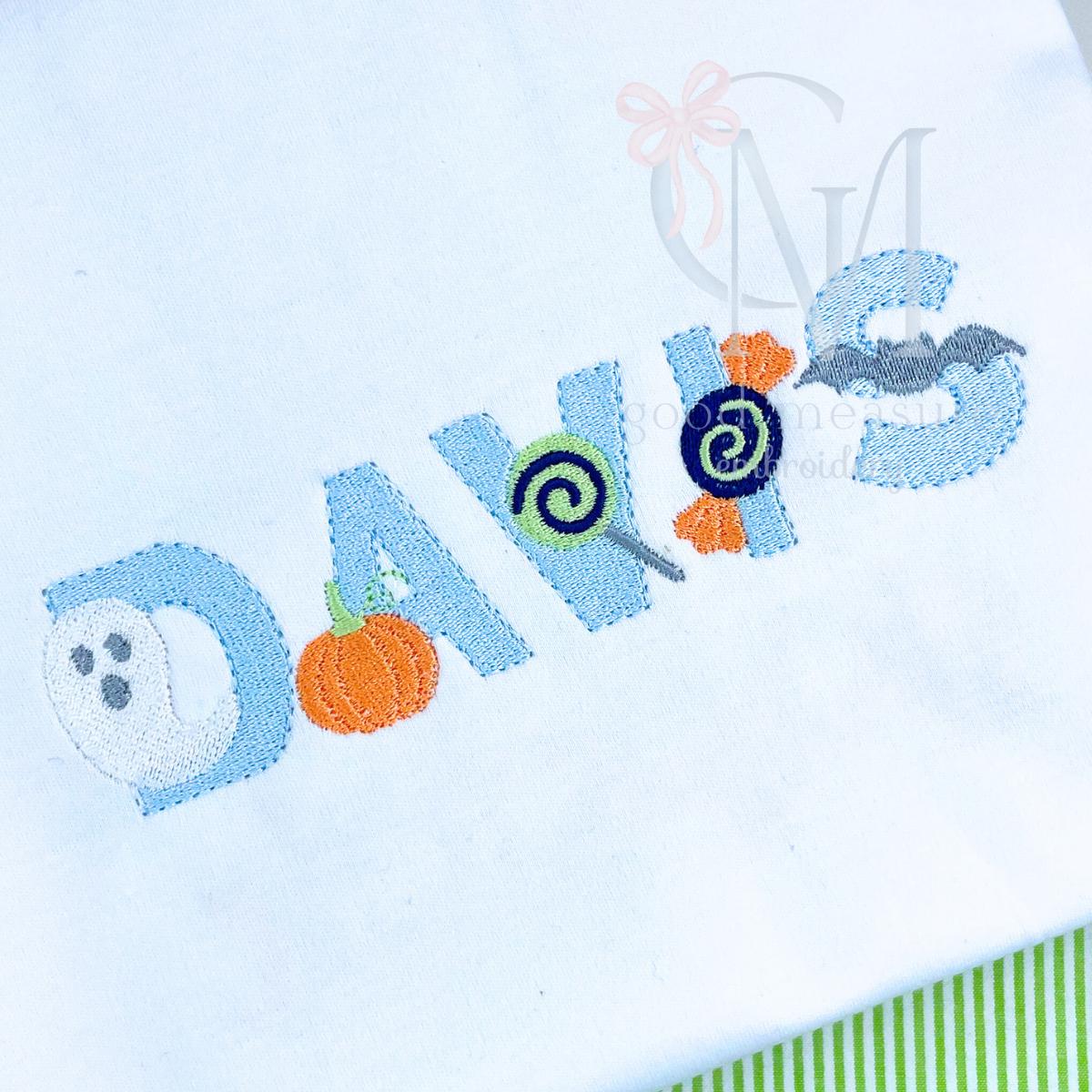 Spooky Season Font Machine Embroidery Design