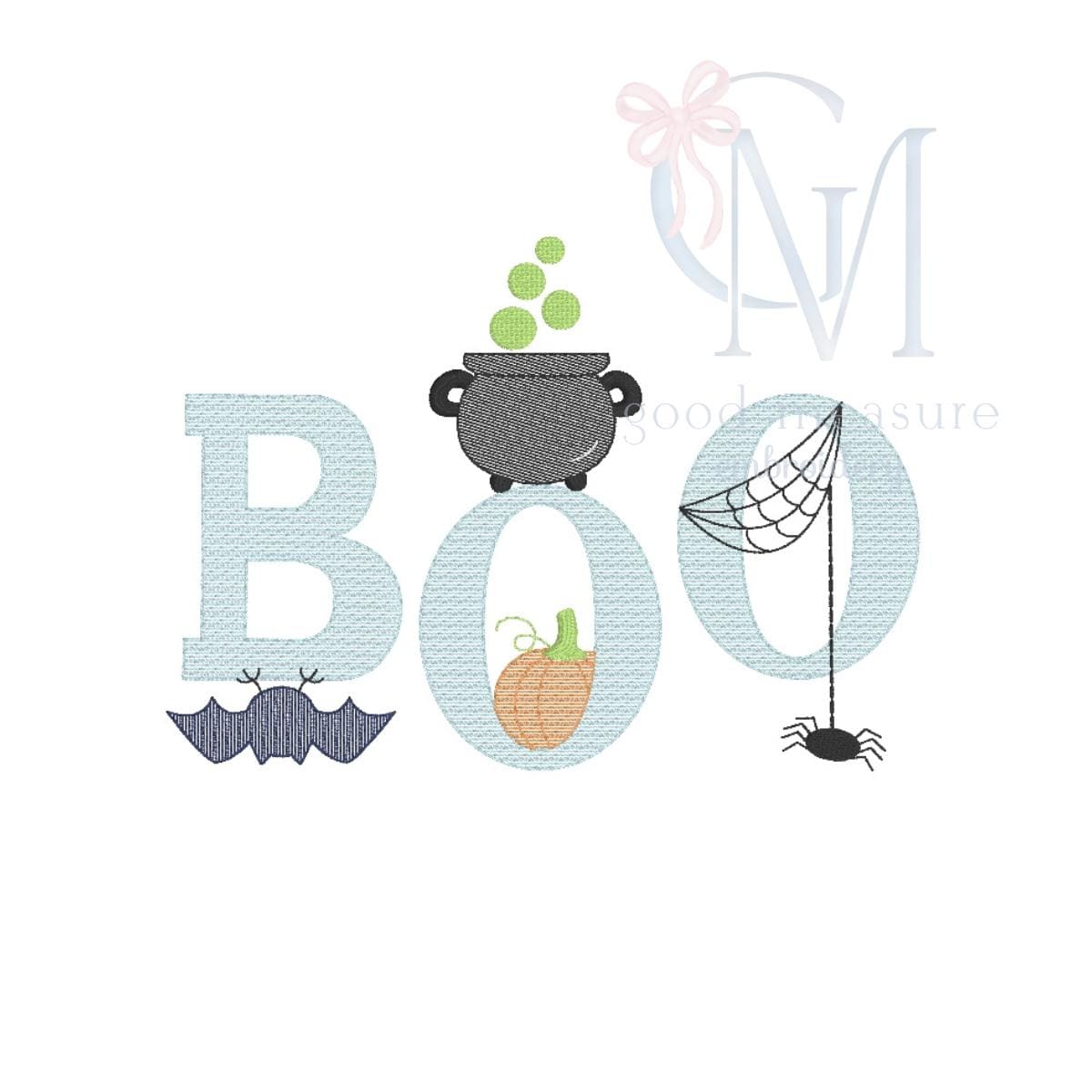 Boo Boy Sketch Embroidery Design