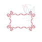 Elegant Bow Frame Embroidery Design