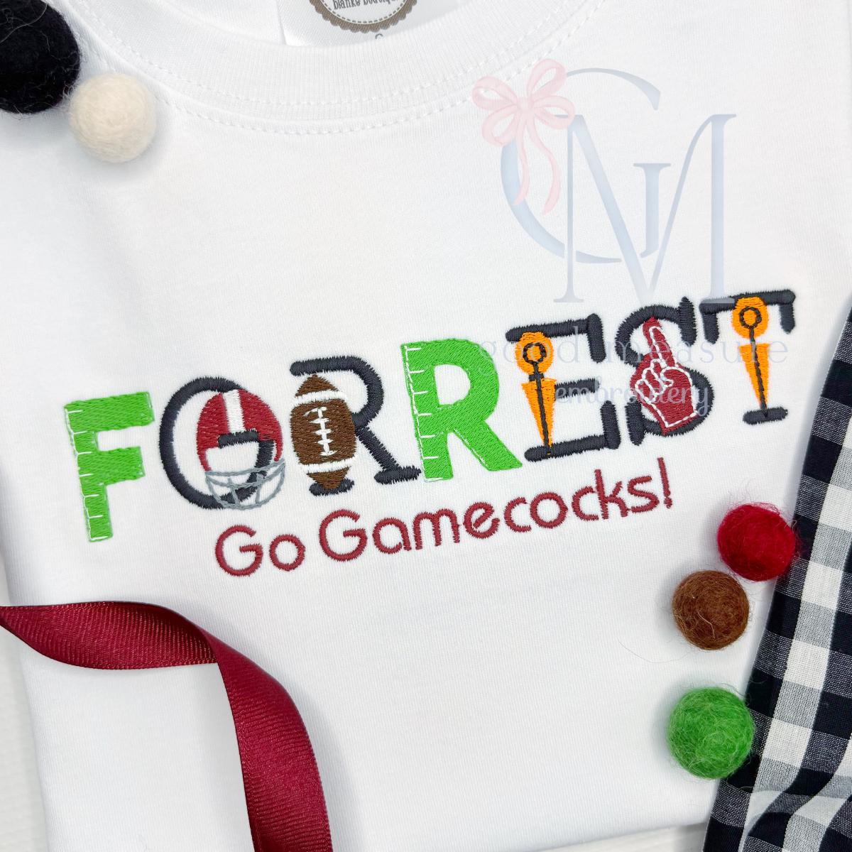 Touchdown Font Embroidery Design