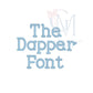 The Dapper Font Satin Serif Machine Embroidery Design