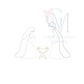 Mini Vintage Stitch Nativity Embroidery Design