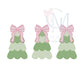 Sketch Christmas Trees and Bows Embroidery Design