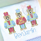 Bear Nutcracker Embroidery Design