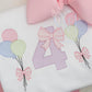 Side Sketch Balloon Bundle Embroidery Design