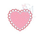Scallop Heart Applique Embroidery Design