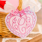 In the Hoop Scalloped Bean Stitch Heart Tag Embroidery Design