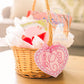 In the Hoop Scalloped Bean Stitch Heart Tag Embroidery Design