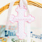 In the Hoop Satin Cross Tag Embroidery Design