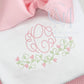 Dainty Heirloom Spray Name Frame Embroidery Design