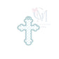 In the Hoop Satin Cross Tag Embroidery Design