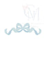 Sketch Two-Toned Bow Embroidery Design