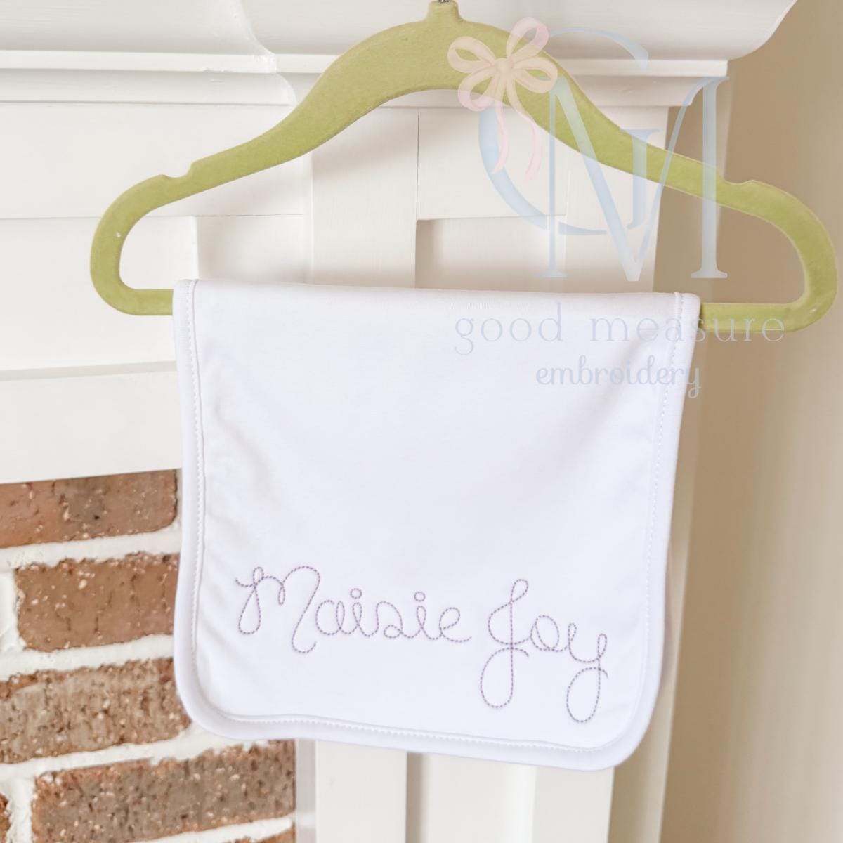 The Nora Font Embroidery Design