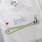 Golf Bag and Green Sketch Design Machine Embroidery Design