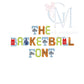 Basketball Font Embroidery Design