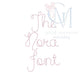 The Nora Font Embroidery Design