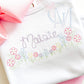 Spring Wildflowers Vintage Stitch Embroidery Design