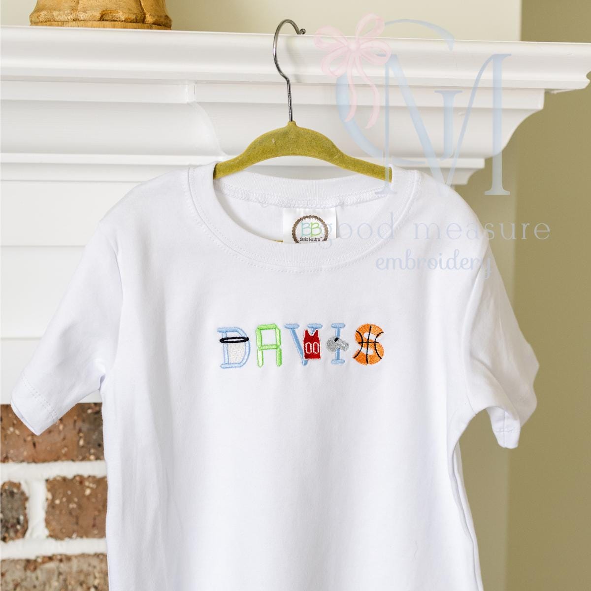 Basketball Font Embroidery Design