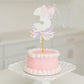 In the Hoop Bean Stitch Girly Applique Numbers Birthday Cake Topper Embroidery Design