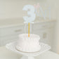 In the Hoop Bean Stitch Applique Numbers Birthday Cake Topper Embroidery Design