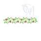 Strawberry Vine Name Frame Machine Embroidery Design