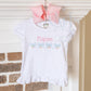Bow Swag Floral Strawberry Embroidery Design