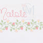 Strawberry Vine Name Frame Machine Embroidery Design