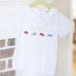 Tractors on Hills Embroidery Design