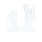 In the Hoop Bean Stitch Applique Numbers Birthday Cake Topper Embroidery Design
