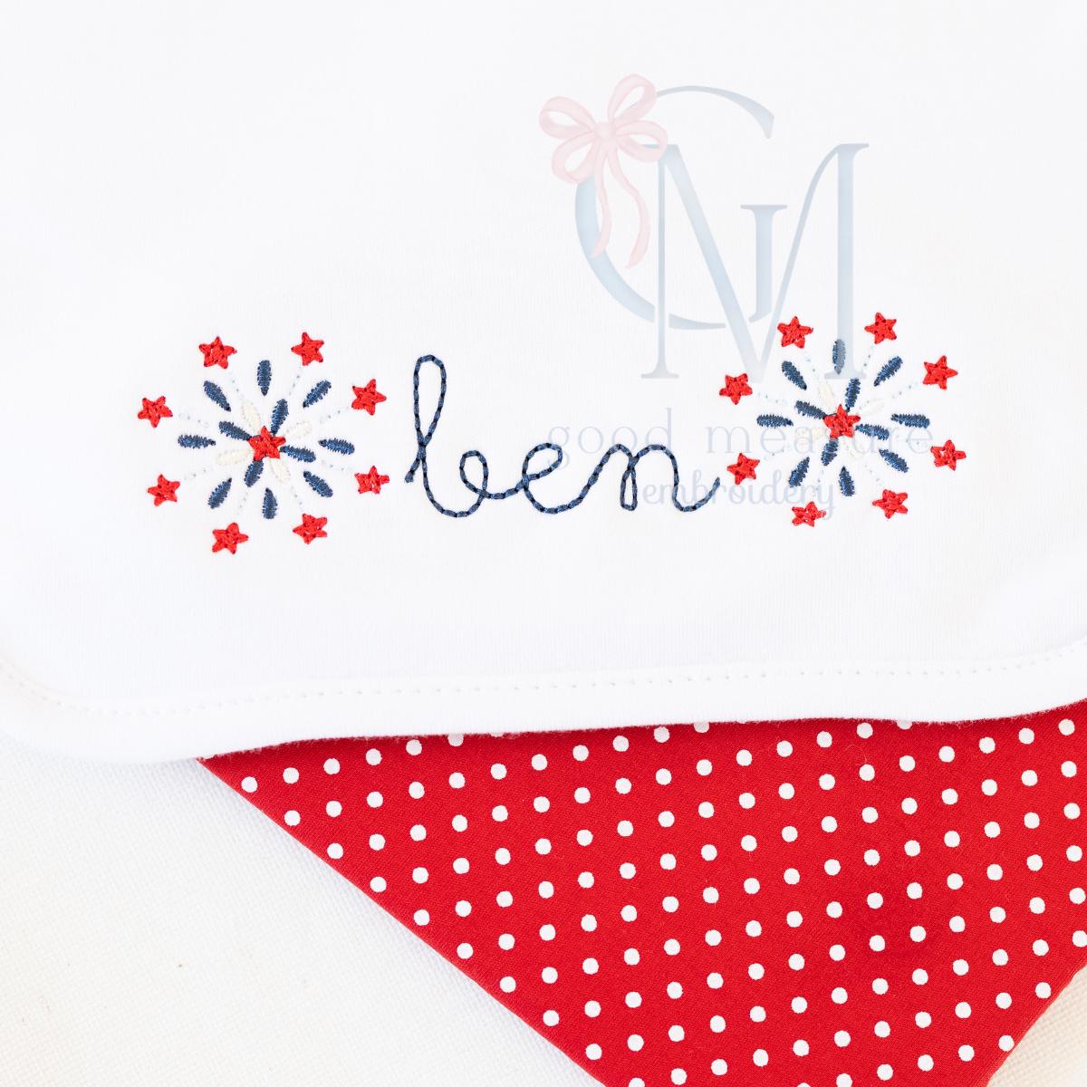Firework Mini Fill Embroidery Design