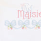 Bow Swag Floral Strawberry Embroidery Design