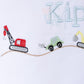 Construction Crew Rolling Along Embroidery Design
