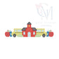 School House Back to School Embroidery Design
