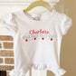 Bow Back To School Swag Name Frame Embroidery Design