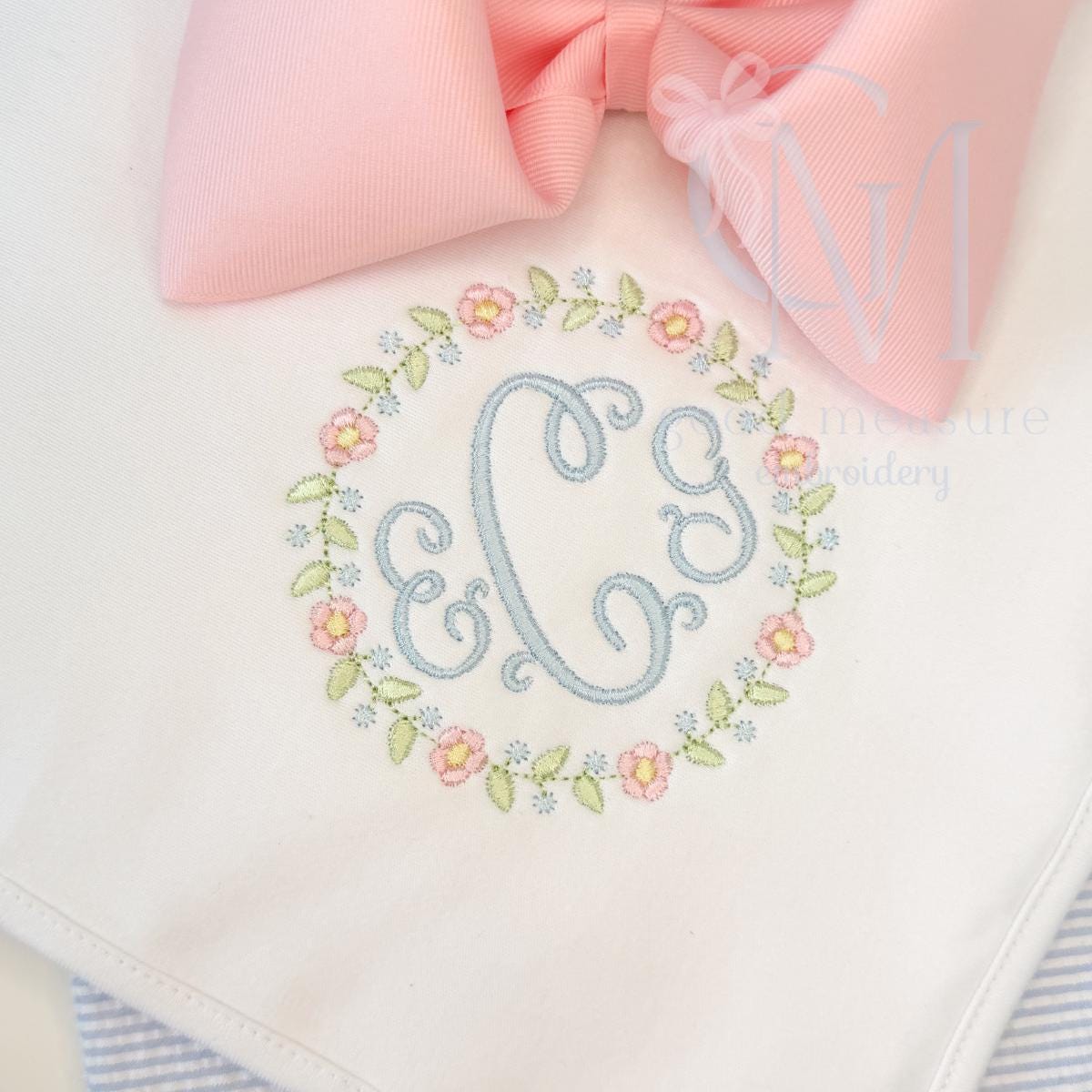 Vintage Daisy Frame Embroidery Design