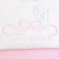 Fancy Two Toned Bow Elegant Satin Machine Embroidery Design