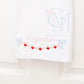Floral Back To School Garland Name Frame Embroidery Design