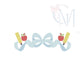 Back to School Sketch Bow Embroidery Design