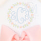 Vintage Daisy Frame Embroidery Design