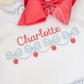 Bow Back To School Swag Name Frame Embroidery Design