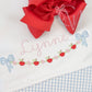Floral Back To School Garland Name Frame Embroidery Design