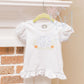 Pumpkin Vine Corner Frame Embroidery Design
