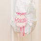 In the Hoop Bean Scallop Bag Tag Embroidery Design